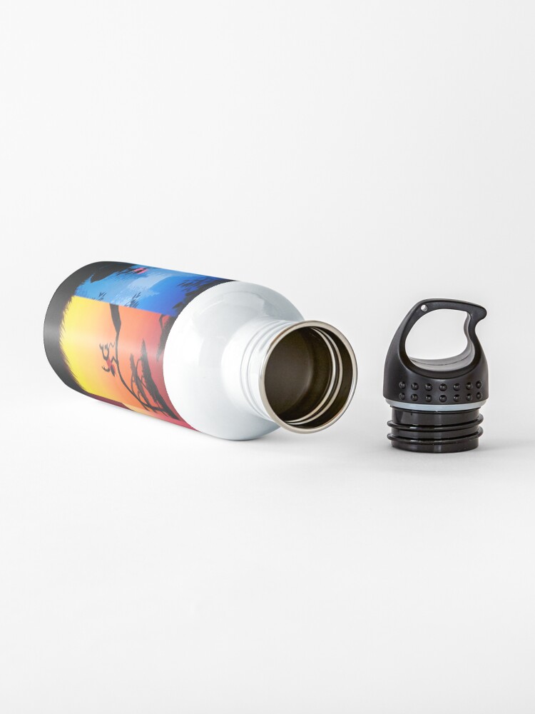 Alternate view of Pentaptych Silhouettes Water Bottle