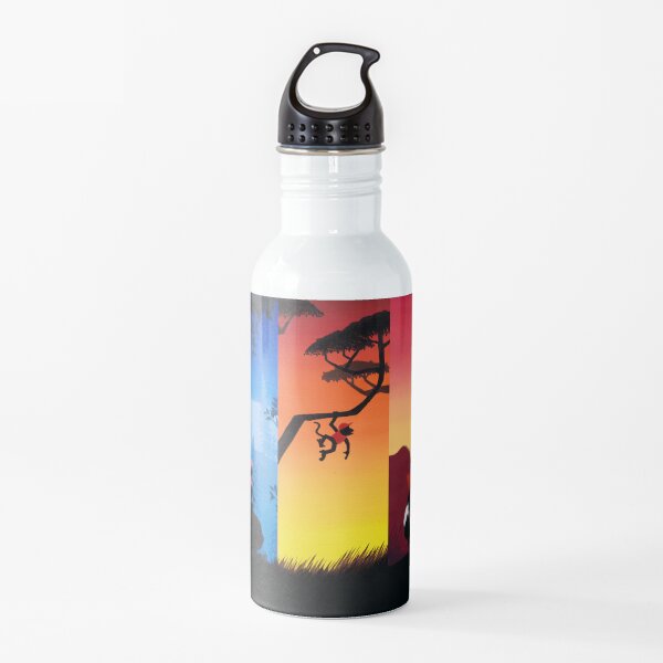 Pentaptych Silhouettes Water Bottle