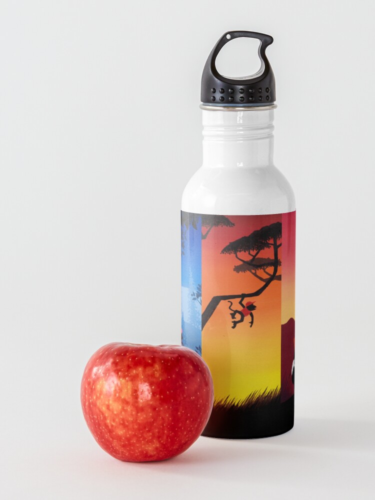 Alternate view of Pentaptych Silhouettes Water Bottle
