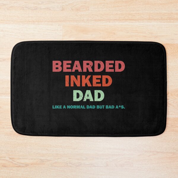 Item preview, Bearded Inked Dad Funny for Daddy PaPa Vintage designed and sold by thehafdesigner.