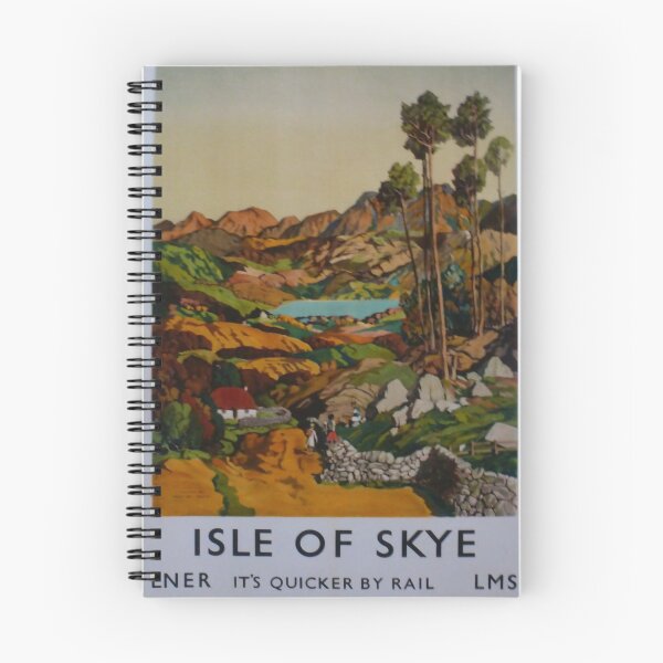 Item preview, Isle of Skye vintage travel poster designed and sold by stickart-marek.