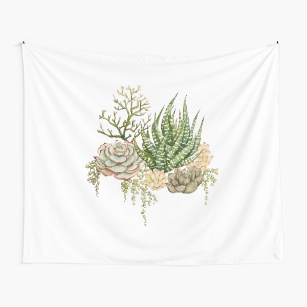 Succulent Bouquet Tapestry
