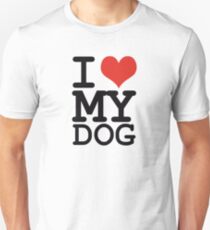 I love my dog Slim Fit T-Shirt
