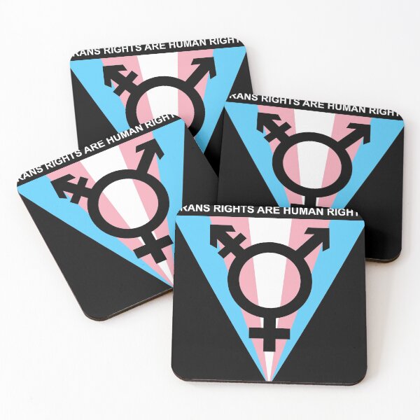 Item preview, Trans rights are human rights symbol LGBT Pride parade transgender non-binary queer pansexual designed and sold by ArtsyloShop.
