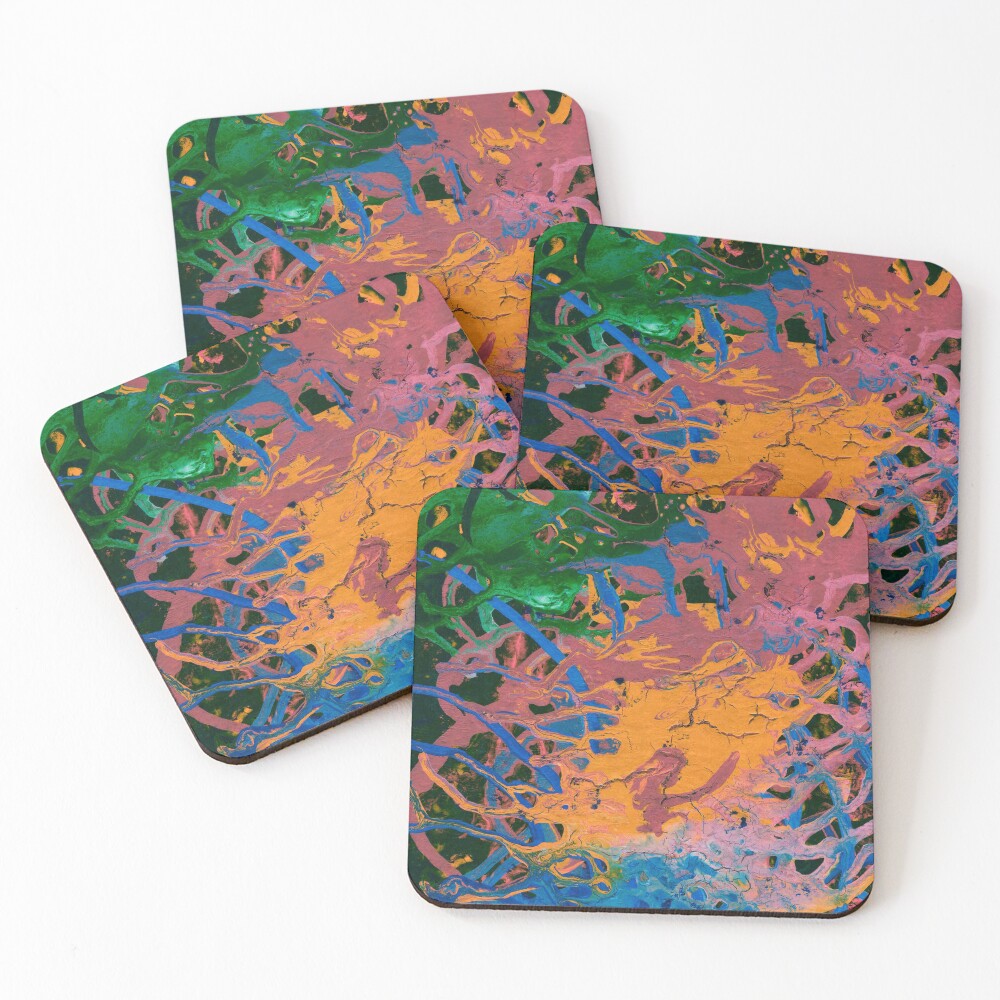 Item preview, Coasters (Set of 4) designed and sold by MyTribePatterns.