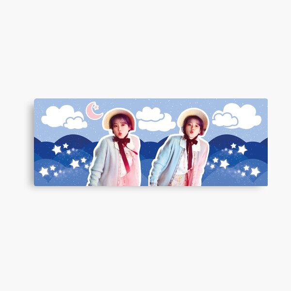 IU BLUEMING slogan (front) Canvas Print