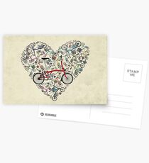 I Love Brompton Bikes Postcards