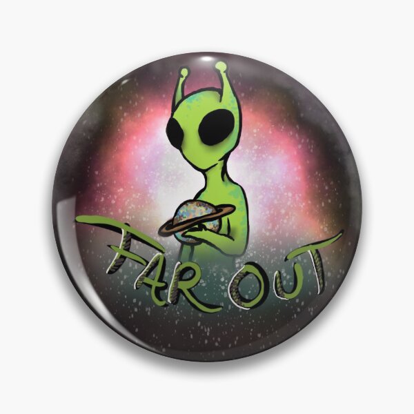Item preview, Far Out Alien designed and sold by TheSaltedSlug.