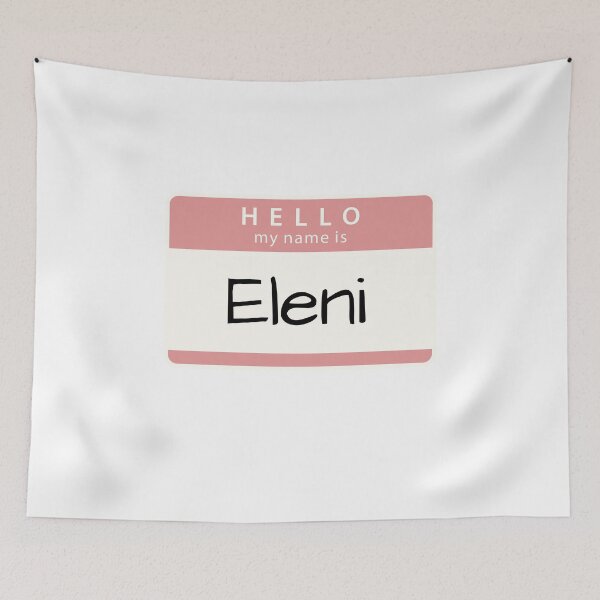 Item preview, Hello my name is Eleni designed and sold by melbournegirl.