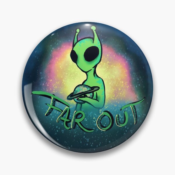Item preview, Far Out Alien 3 designed and sold by TheSaltedSlug.