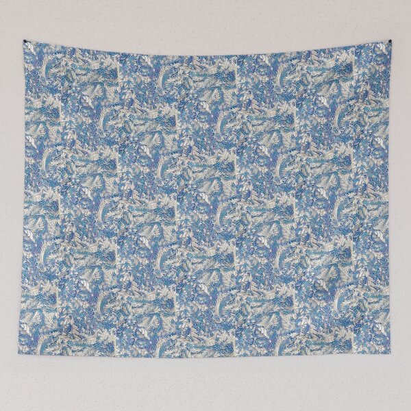 Item preview, Blue Botanical  designed and sold by Holly Willner.