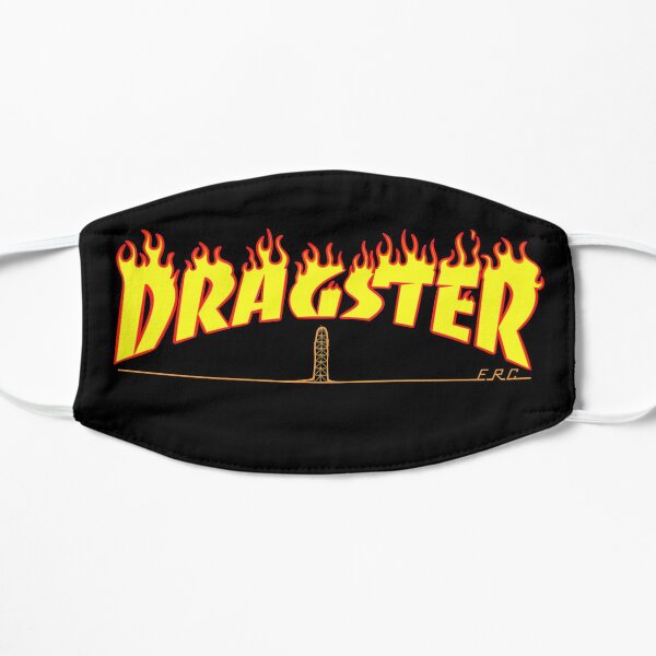 Dragster Flame Text ERC Mask