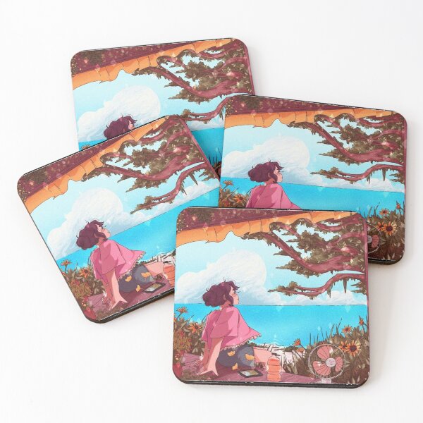 Item preview, Girl enjoying a Summer breeze on a sunny day in the shade designed and sold by MindChirp.