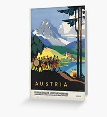 Vintage poster - Austria Greeting Card