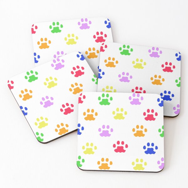 Item preview, Colorful Pet Paw Prints designed and sold by Shellbelle44.