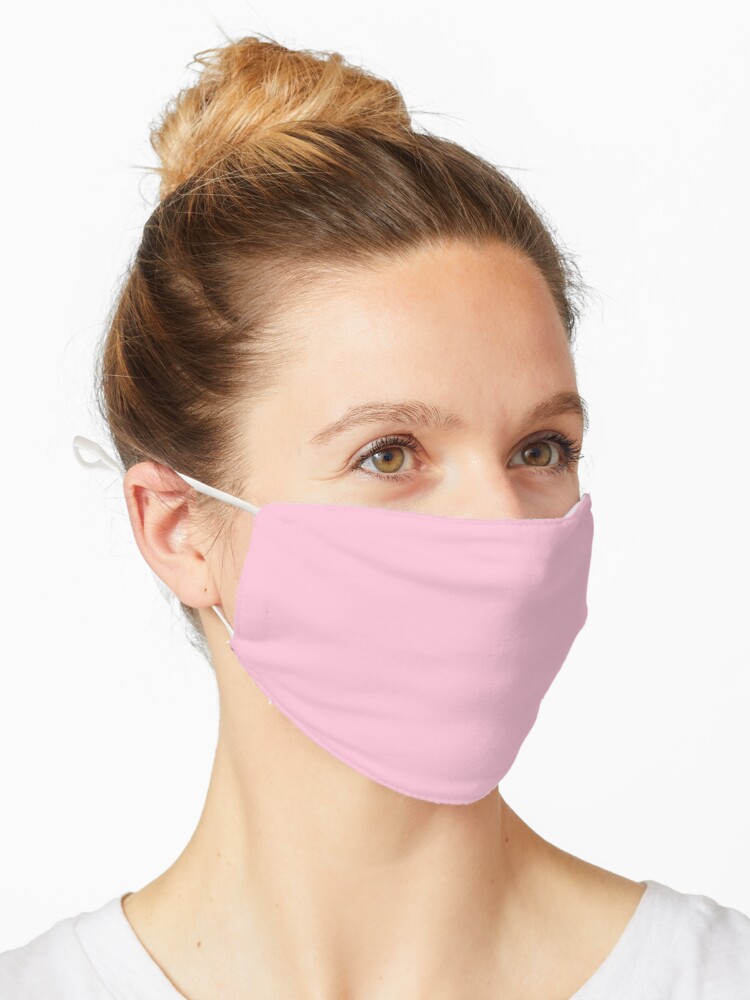 pink mask cloth