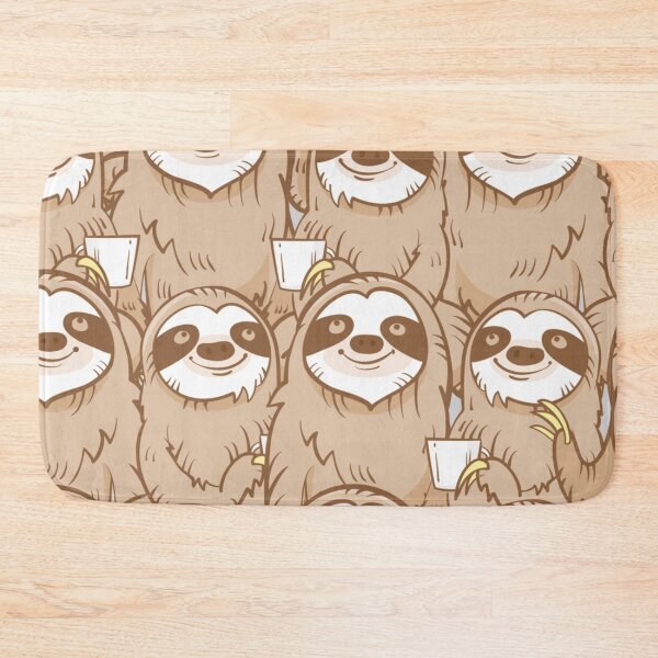 Item preview, sloths with coffee designed and sold by Babmk.