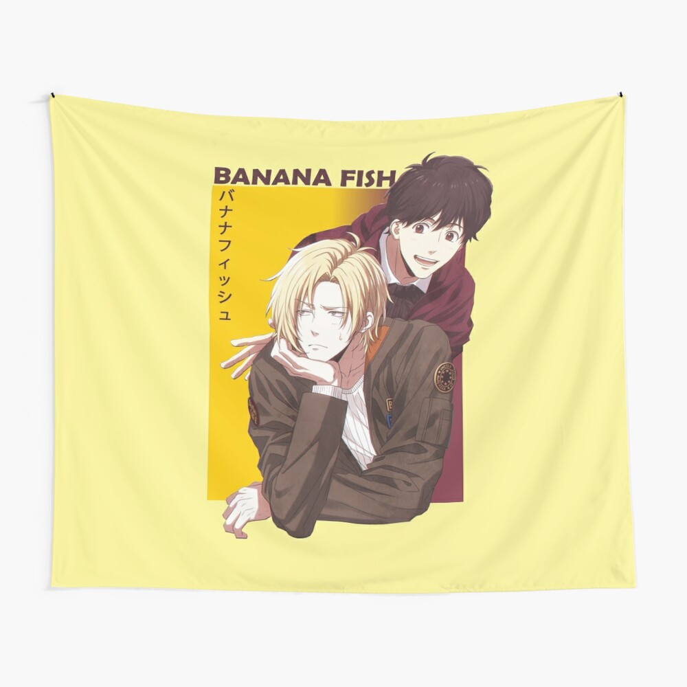 Banana Fish Ash Lynx Eiji Okumura Anime Throw Blanket By Elainechay Redbubble