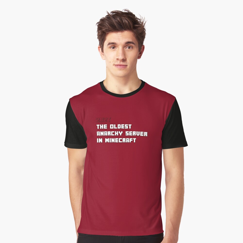 2b2t The Oldest Anarchy Server In Minecraft T Shirt By Eisenjays Redbubble