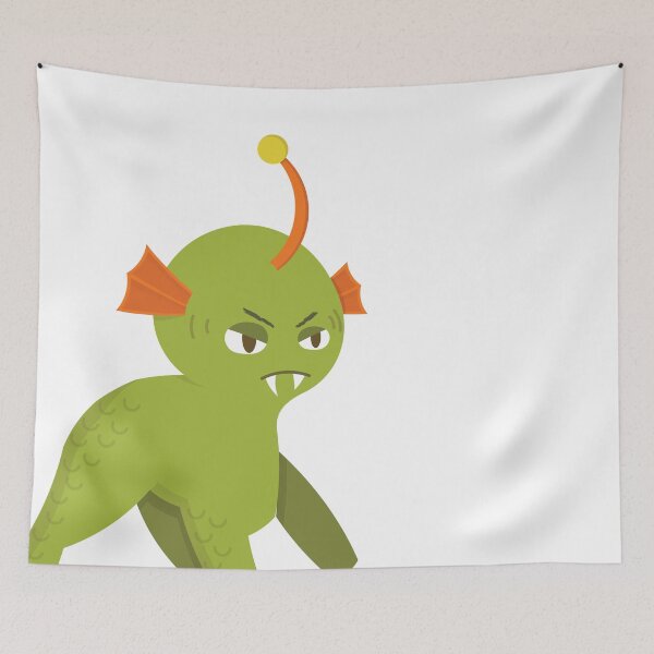 Item preview, Cute Grumpy Monster designed and sold by WEIRDglow.