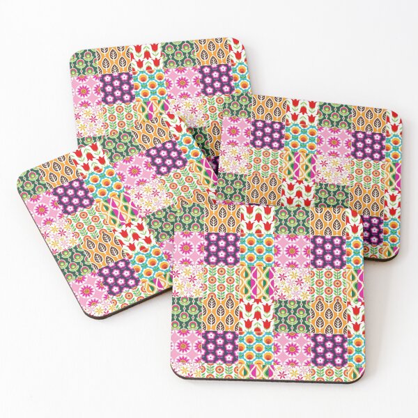 Item preview, Retro Flower tiles  designed and sold by SockSandwich.