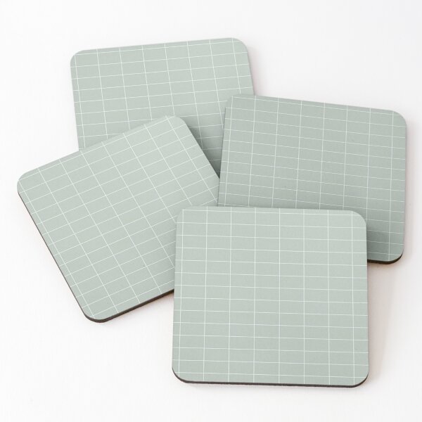 Item preview, Sage Grid Background designed and sold by flying-flamingo.