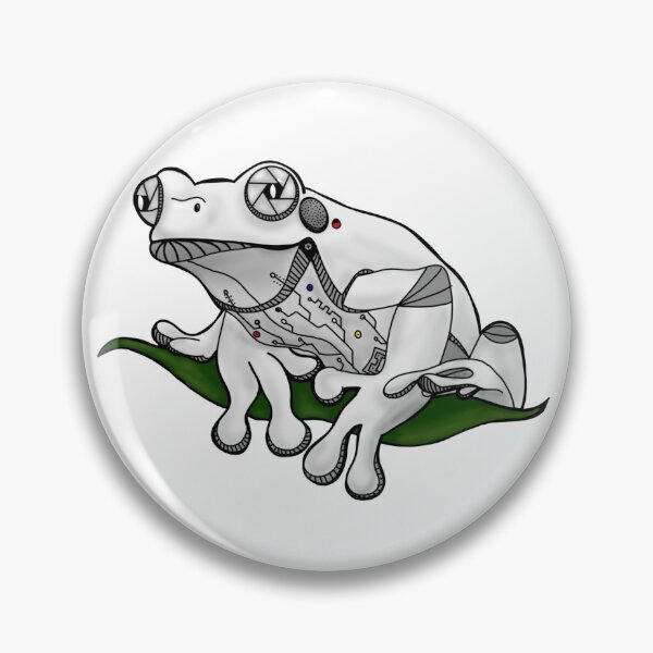 Item preview, Cyborg Frog Reboot! designed and sold by Mina Arts Apparently.