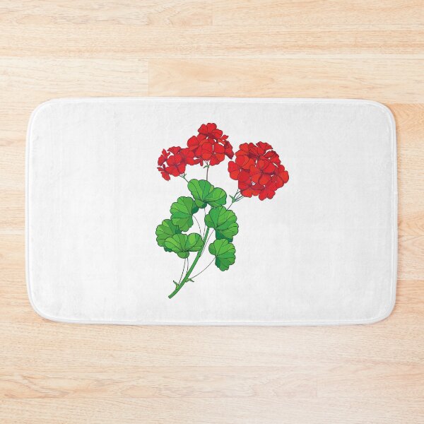 Item preview, Red Geranium Flower! designed and sold by Pinnypin.