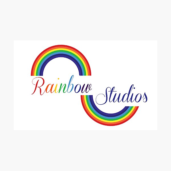 "Rainbow Studios Logo" Photographic Print by RainbowStudios Redbubble
