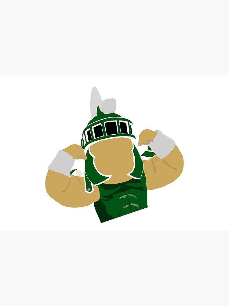 Michigan State Sparty Mascot Flex Art Board Print By Smittysarah25 Redbubble