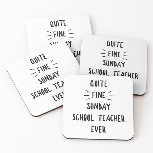 Item preview, Quite Fine Sunday School Teacher Ever designed and sold by SerenaBliss.