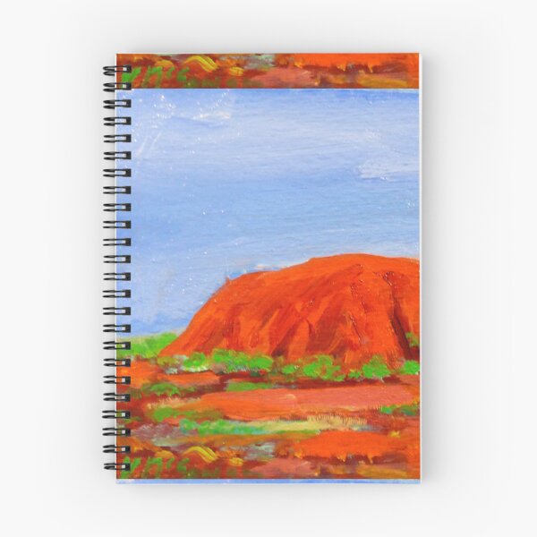 Item preview, Uluru , "postcard size art piece " designed and sold by ginnymac.