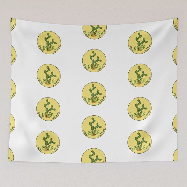Item preview, You’re Stuck With Me- cute cactus- yellow designed and sold by ashley1331.