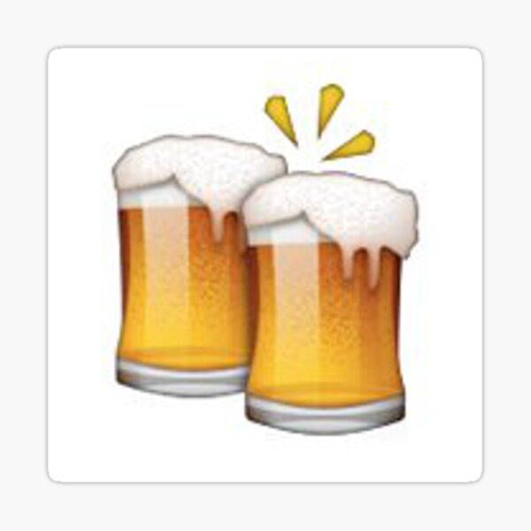 Beer Emoji Stickers | Redbubble