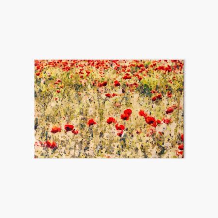 Where the Poppies grow Art Board Print