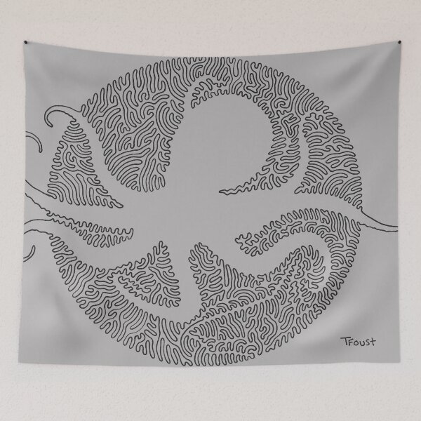 Item preview, One line Octopus by tfoust  designed and sold by tfoust10.