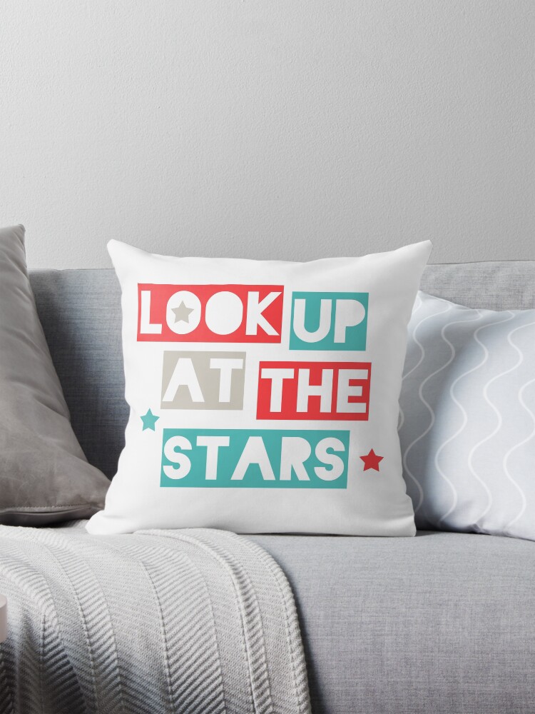 Thumbnail 1 of 4, Pillow, Look Up At The Stars designed and sold by newmariaph.