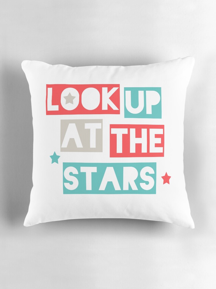 Thumbnail 3 of 4, Pillow, Look Up At The Stars designed and sold by newmariaph.