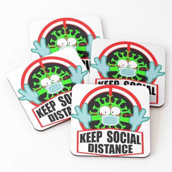 Item preview, Keep Social Alert Distance; Covid 19; designed and sold by StickerApe.