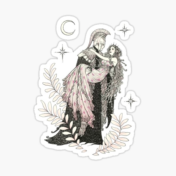 The Queen and King of the Underworld Sticker