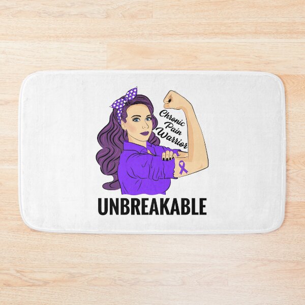 Item preview, Chronic Pain Syndrome Awareness CPS Warrior Unbreakable designed and sold by ZNOVANNA.