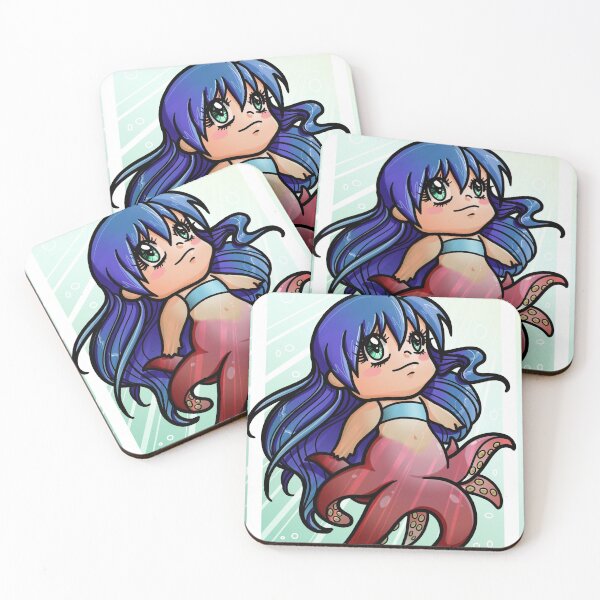 Item preview, Octo girl (background) designed and sold by Kaya Harris.