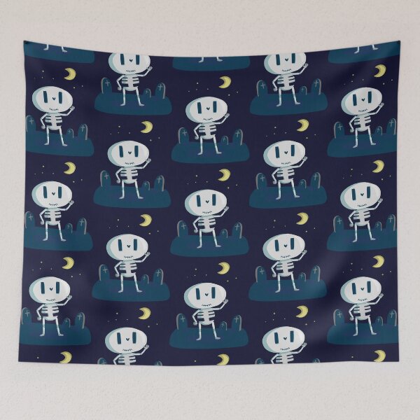 Item preview, Spooky Smiling Skeleton designed and sold by LADYGOODMOOD.