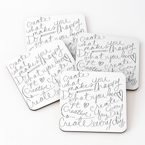 Item preview, Create - a doodle word art design designed and sold by Jen Goode.