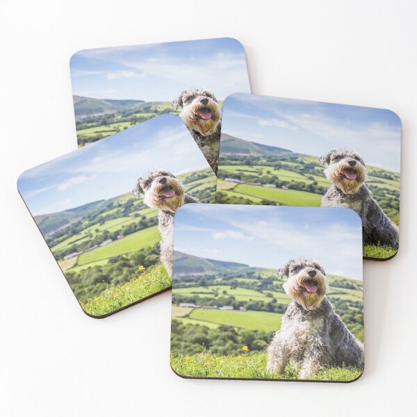 Item preview, Miniature Schnauzer in the countryside designed and sold by wellsie82.