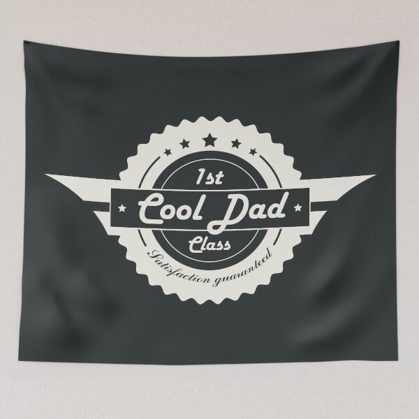 Item preview, First Class Cool Dad! Funny Retro Father's Day designed and sold by justkidding-co.