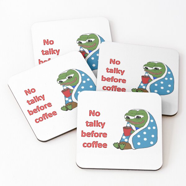 Item preview, No talky before Coffee alternate designed and sold by moonman1232141.