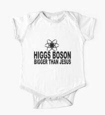 Higgs Boson Bigger Than Jesus One Piece - Short Sleeve