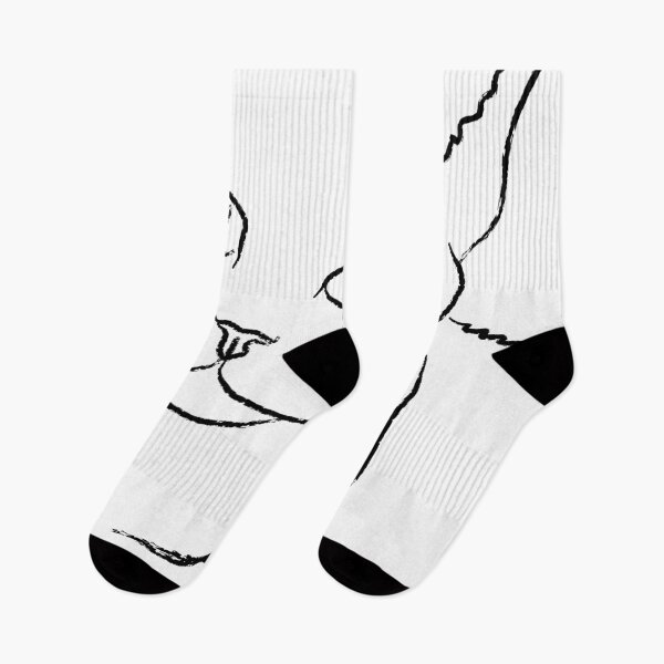 Item preview, Black and White Cat Line Art 1 designed and sold by MinimalStudio.
