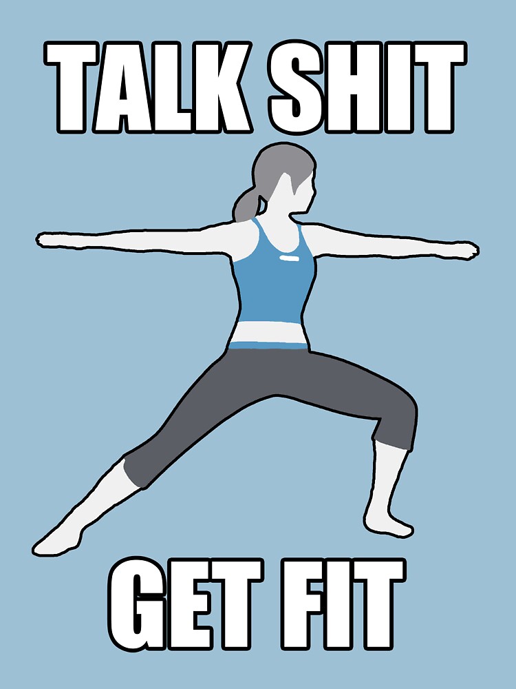 Talk Shit Get Fit by CrossStitch